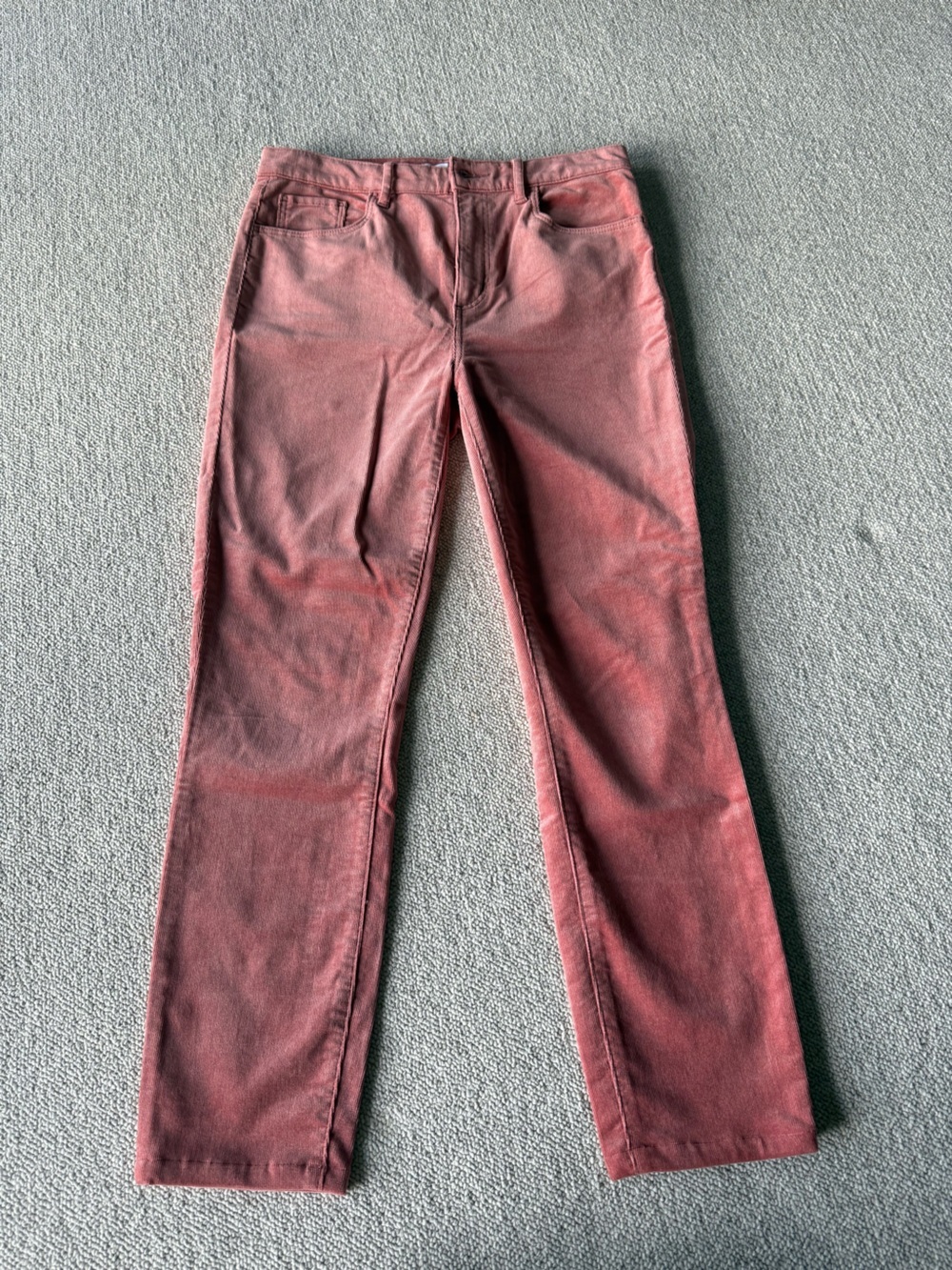 Loft High Waist Slim Fit Jeans in Dusty Rose Size 28